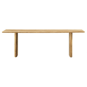 Modway Furniture Amistad 58" Handcrafted Mango Wood Bench – Stylish Seating for Dining, Entryway, or Bedroom Decor Oak EEI-6344-OAK