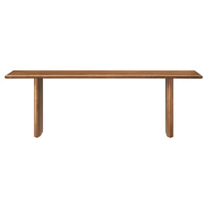 Modway Furniture Amistad 58" Handcrafted Mango Wood Bench – Stylish Seating for Dining, Entryway, or Bedroom Decor Walnut EEI-6344-WAL