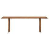 Modway Furniture Amistad 58" Wood Bench Walnut 15 x 58 x 18.5