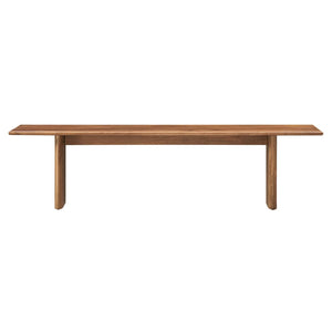 Modway Furniture Amistad 72" Wood Bench by Modway - Durable Mango Wood, Modern Farmhouse Design for Versatile Seating Walnut EEI-6345-WAL