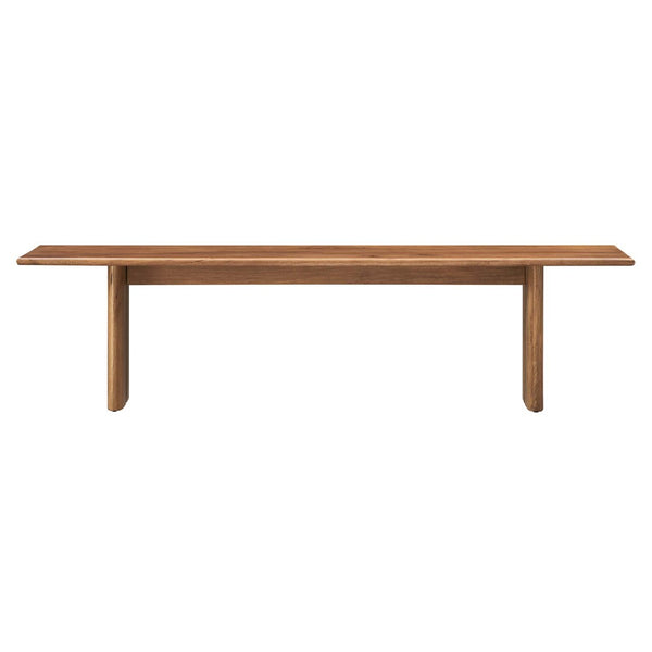 Modway Furniture Amistad 72" Wood Bench by Modway - Durable Mango Wood, Modern Farmhouse Design for Versatile Seating Walnut EEI-6345-WAL