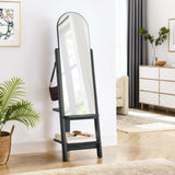 Modway Furniture Ascend Standing Mirror Black 16.5 x 17 x 62.5