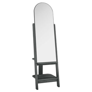 Modway Furniture Ascend Standing Mirror Black 16.5 x 17 x 62.5