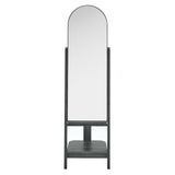 Modway Furniture Ascend Standing Mirror Black 16.5 x 17 x 62.5