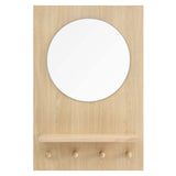 Modway Furniture Glint Mirror Oak 4.5 x 15.5 x 23.5