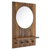 Modway Furniture Glint Mirror Walnut 4.5 x 15.5 x 23.5