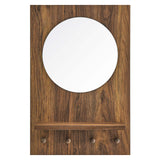 Modway Furniture Glint Mirror Walnut 4.5 x 15.5 x 23.5