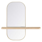 Modway Furniture Solstice Mirror Oak 4.5 x 23.5 x 23.5