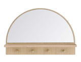 Modway Furniture Moonbeam Arched Mirror Oak 4.5 x 22.5 x 15