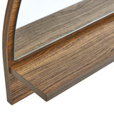 Modway Furniture Moonbeam Arched Mirror Walnut 4.5 x 22.5 x 15