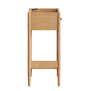 Modway Furniture Zaire 18" Bathroom Vanity Cabinet - Modern Minimalist Design with Smart Storage for Compact Spaces Natural EEI-6351-NAT