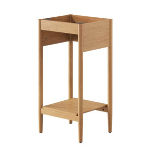 Modway Furniture Zaire 18" Bathroom Vanity Cabinet - Modern Minimalist Design with Smart Storage for Compact Spaces Natural EEI-6351-NAT