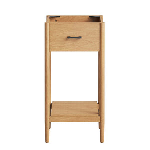 Modway Furniture Zaire 18" Bathroom Vanity Cabinet - Modern Minimalist Design with Smart Storage for Compact Spaces Natural EEI-6351-NAT