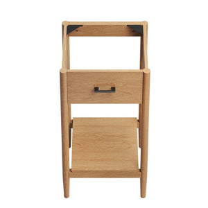 Modway Furniture Zaire 18" Bathroom Vanity Cabinet - Modern Minimalist Design with Smart Storage for Compact Spaces Natural EEI-6351-NAT