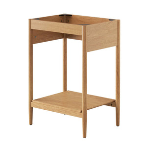 Modway Furniture Zaire 24" Bathroom Vanity Cabinet - Mid-Century Modern Design with Practical Storage Solutions Natural EEI-6352-NAT