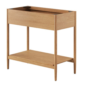 Modway Furniture Zaire 36" Bathroom Vanity Cabinet - Mid-Century Modern Design with Practical Storage Solution Natural EEI-6354-NAT