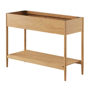 Modway Furniture Zaire 48" Double Sink Bathroom Vanity Cabinet - Modern Minimalism with Ample Storage & Style Natural EEI-6356-NAT