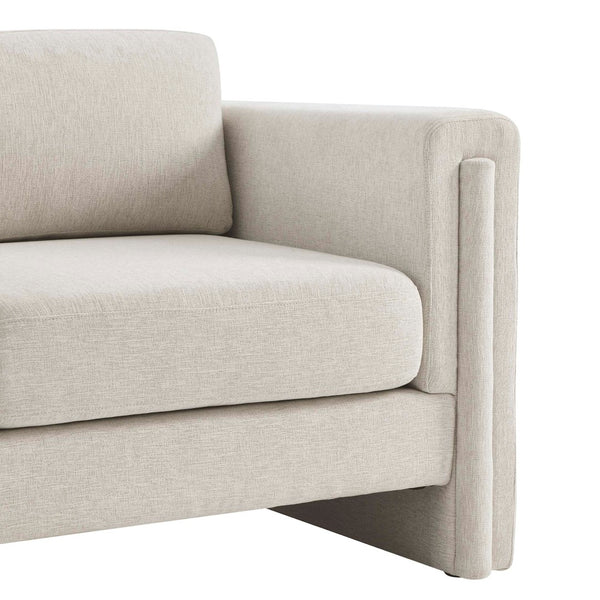 Modway Furniture Visible Fabric Armchair by Modway - Luxurious Comfort, Modern Design, Easy Assembly & Maintenance EEI-6373-IVO