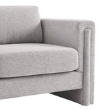 Modway Furniture Visible Fabric Armchair Light Gray 36 x 41.5 x 33