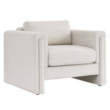 Modway Furniture Visible Boucle Fabric Armchair Ivory 36 x 41.5 x 33