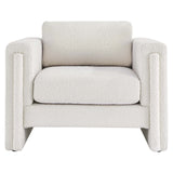 Modway Furniture Visible Boucle Fabric Armchair Ivory 36 x 41.5 x 33