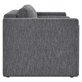 Modway Furniture Visible Fabric Loveseat Gray 36 x 61 x 33