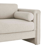 Modway Furniture Visible Fabric Loveseat Ivory 36 x 61 x 33