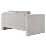 Modway Furniture Visible Fabric Loveseat Light Gray 36 x 61 x 33