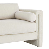 Modway Furniture Visible Boucle Fabric Loveseat Ivory 36 x 61 x 33