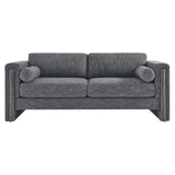 Modway Furniture Visible Fabric Sofa Gray 36 x 77 x 33