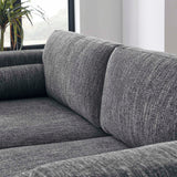 Modway Furniture Visible Fabric Sofa Gray 36 x 77 x 33