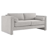 Modway Furniture Visible Fabric Sofa Light Gray 36 x 77 x 33