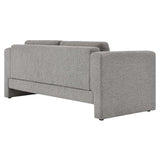 Modway Furniture Visible Boucle Fabric Sofa Light Gray 36 x 77 x 33