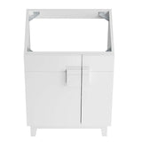 Modway Furniture Miles 24” Bathroom Vanity Cabinet (Sink Basin Not Included) White 17.5 x 23 x 33.5