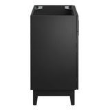 Modway Furniture Miles 36” Bathroom Vanity Cabinet (Sink Basin Not Included) Black 17.5 x 35 x 33.5