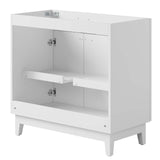 Modway Furniture Miles 36” Bathroom Vanity Cabinet (Sink Basin Not Included) White 17.5 x 35 x 33.5