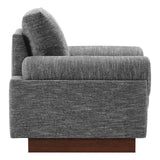 Modway Furniture Oasis Upholstered Fabric Armchair Gray 32 x 41.5 x 32.5