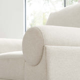 Modway Furniture Oasis Upholstered Fabric Armchair Ivory 32 x 41.5 x 32.5