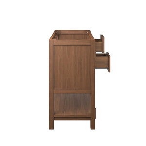 Modway Furniture Ashlyn 36" Mid-Century Wood Bathroom Vanity Cabinet with Smart Storage & Soft-Close Doors - Walnut EEI-6404-WAL