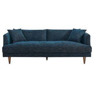 Modway Furniture Zoya Down-Filled Overstuffed Sofa - Modern Comfort with Durable Construction & Easy Maintenance Features Navy Fabric EEI-6405-HEA