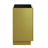 Modway Furniture Quantum 30" Bathroom Vanity Black Gold 18 x 30 x 39.5
