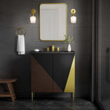 Modway Furniture Alchemist 30" Bathroom Vanity Black Black 18 x 30 x 39.5