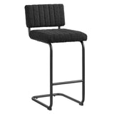 Modway Furniture Parity Boucle Counter Stools - Set of 2 Black Black 21 x 17 x 38