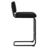 Modway Furniture Parity Boucle Counter Stools - Set of 2 Black Black 21 x 17 x 38