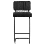 Modway Furniture Parity Boucle Counter Stools - Set of 2 Black Black 21 x 17 x 38