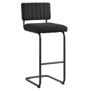 Modway Furniture Parity Boucle Bar Stools - Set of 2 Black Black 21 x 17 x 41