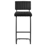 Modway Furniture Parity Boucle Bar Stools - Set of 2 Black Black 21 x 17 x 41