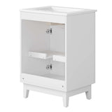 Modway Furniture Miles 24” Bathroom Vanity White White 17.5 x 23 x 33.5
