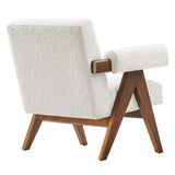 Modway Furniture Lyra Boucle Fabric Armchair EEI-6502-IVO