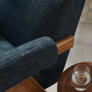 Modway Furniture Lyra Fabric Armchair - Contemporary Accent Chair with Dense Foam Padding for Ultimate Comfort & Style Azure Fabric EEI-6503-HEA